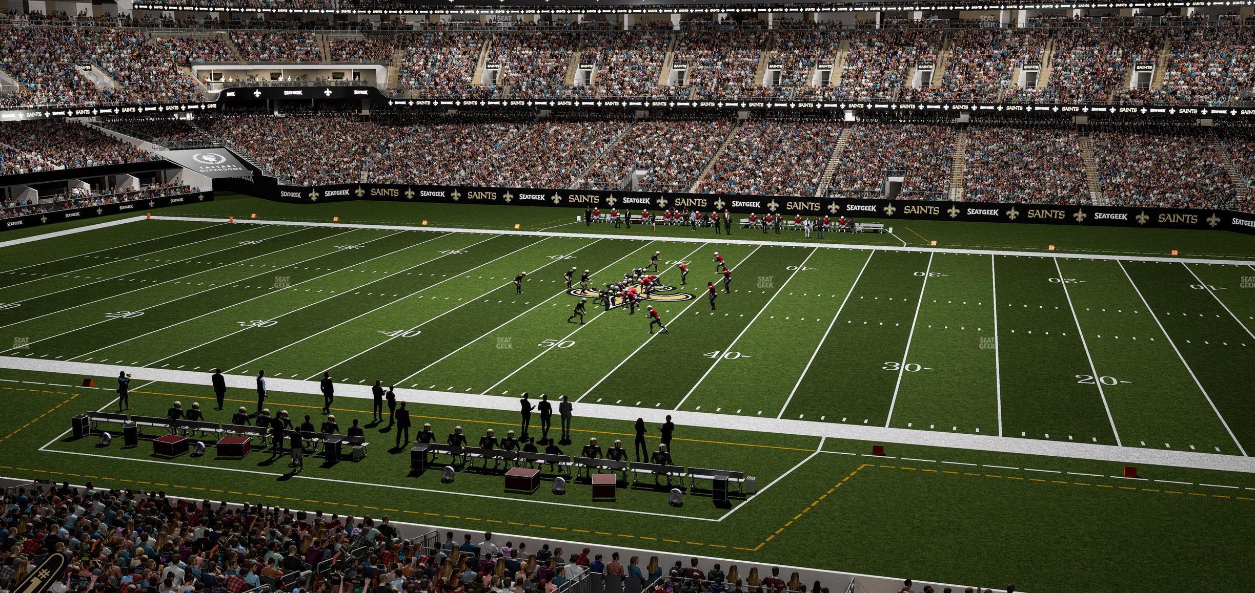 Caesars Superdome - Section 334 Seat View