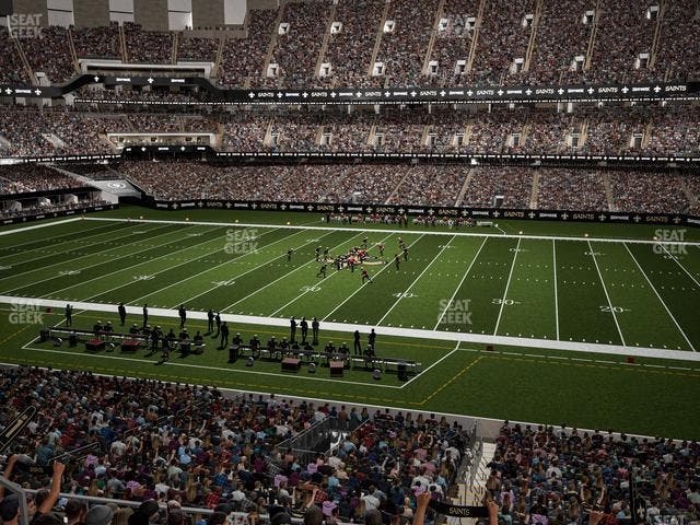 Caesars Superdome - Section 334 Seat View
