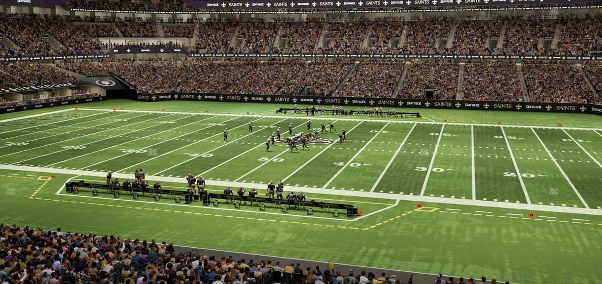 Caesars Superdome - Section 334 Seat View