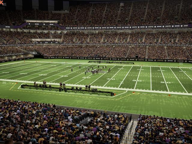 Caesars Superdome - Section 334 Seat View