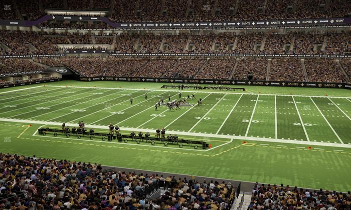 Caesars Superdome - Section 334 Seat View