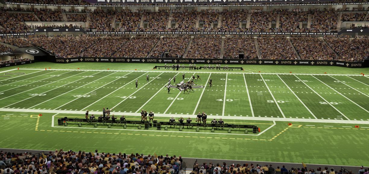 Caesars Superdome - Section 335 Seat View