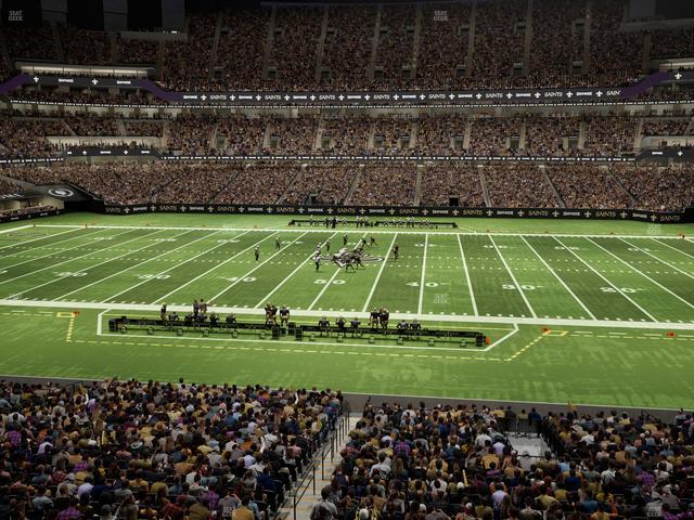 Caesars Superdome - Section 335 Seat View