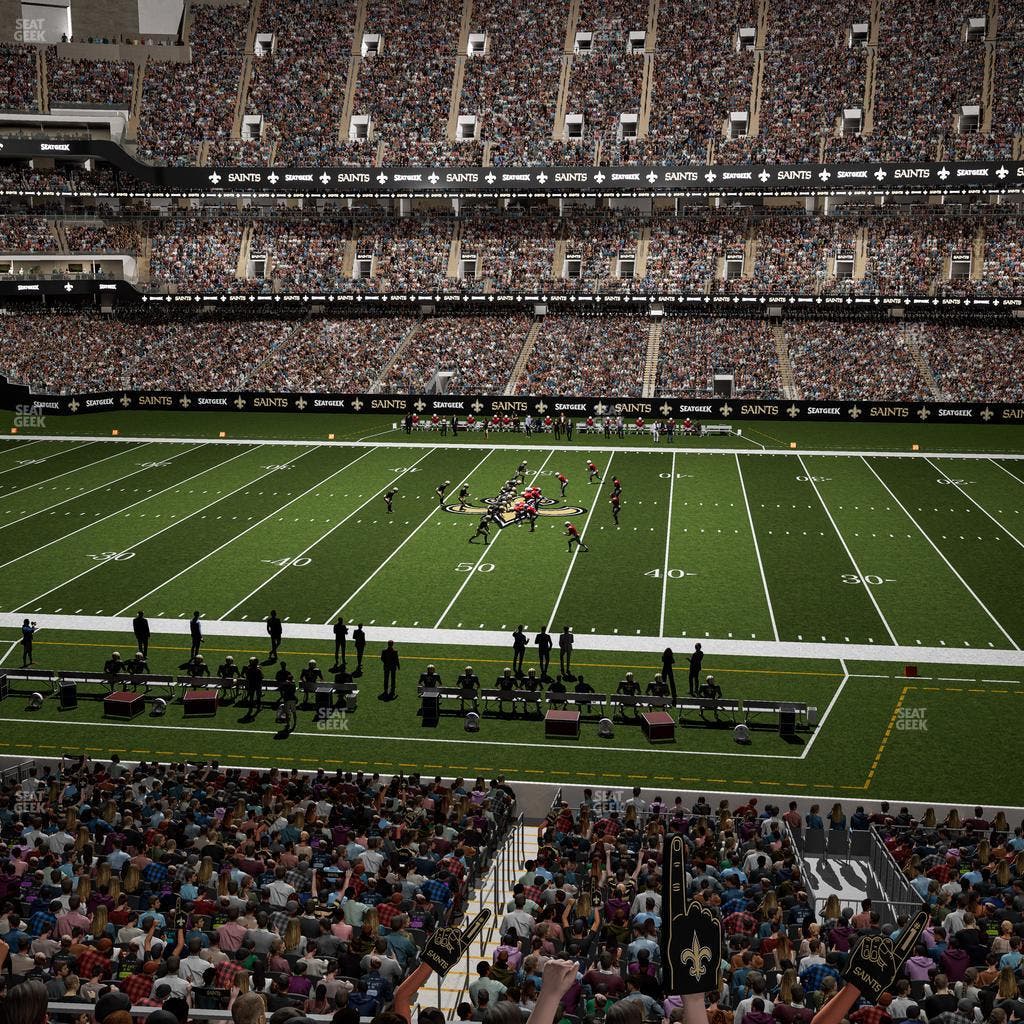 Caesars Superdome - Section 335 Seat View