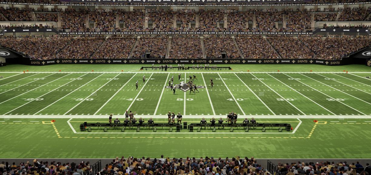 Caesars Superdome - Section 336 Seat View