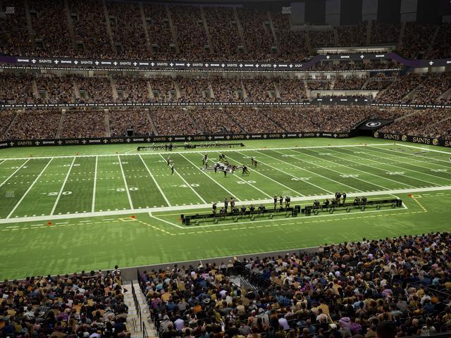 Caesars Superdome - Section 338 Seat View