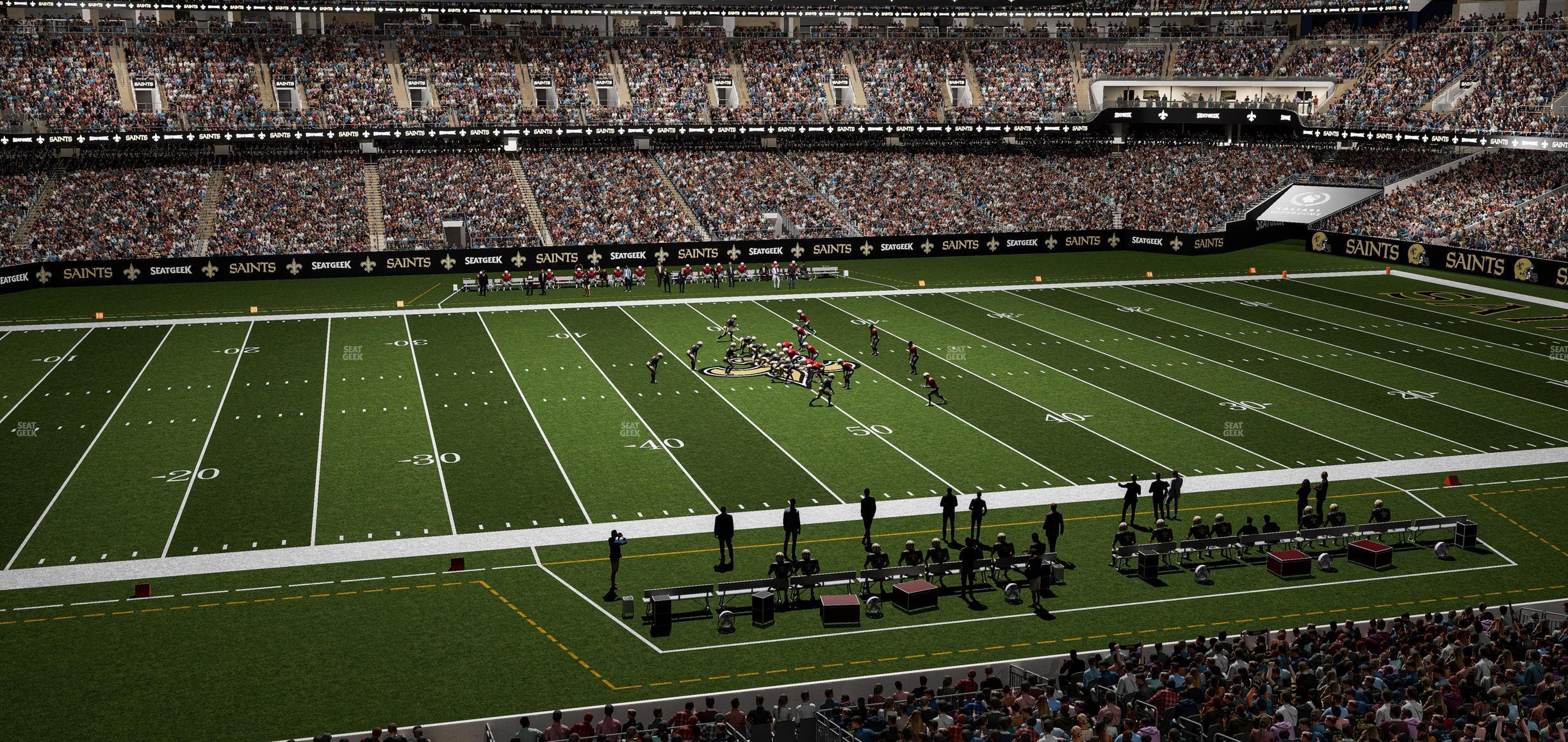 Caesars Superdome - Section 338 Seat View