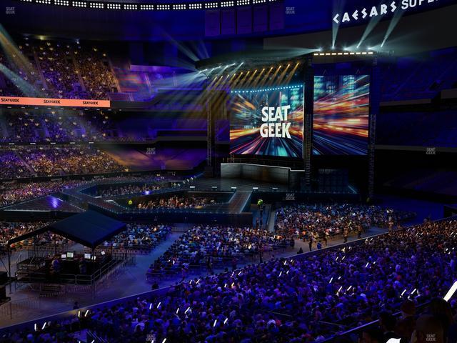 Caesars Superdome - Section 338 Seat View