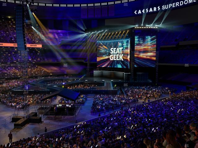 Caesars Superdome - Section 339 Seat View