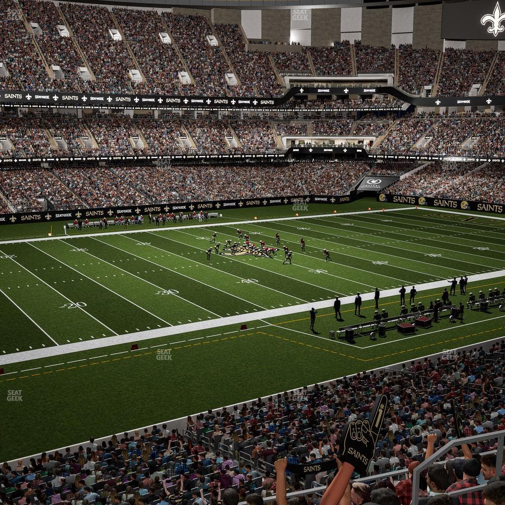 Caesars Superdome - Section 340 Seat View