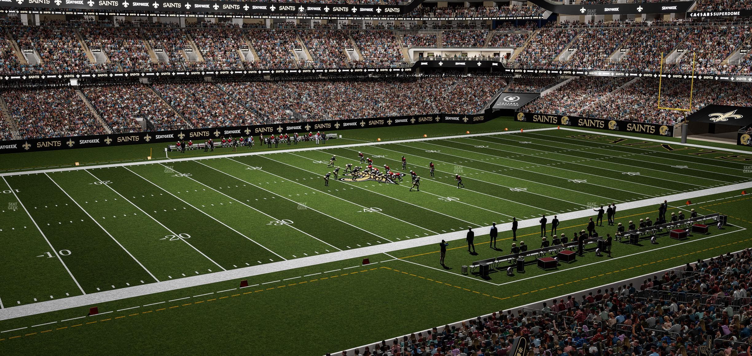 Caesars Superdome - Section 340 Seat View