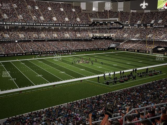 Caesars Superdome - Section 340 Seat View