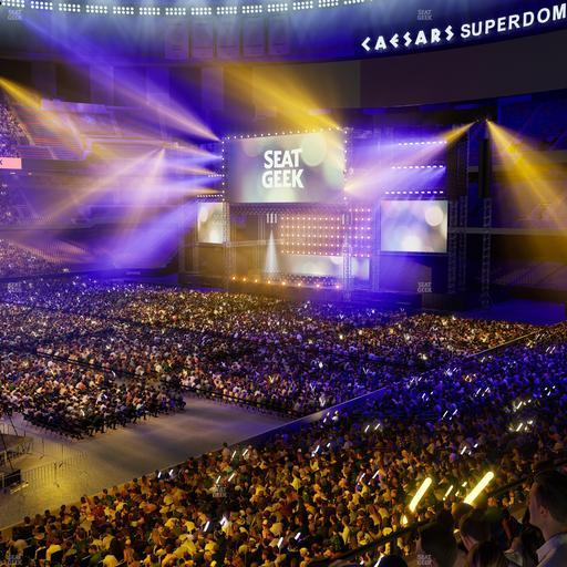 Caesars Superdome - Section 340 Seat View
