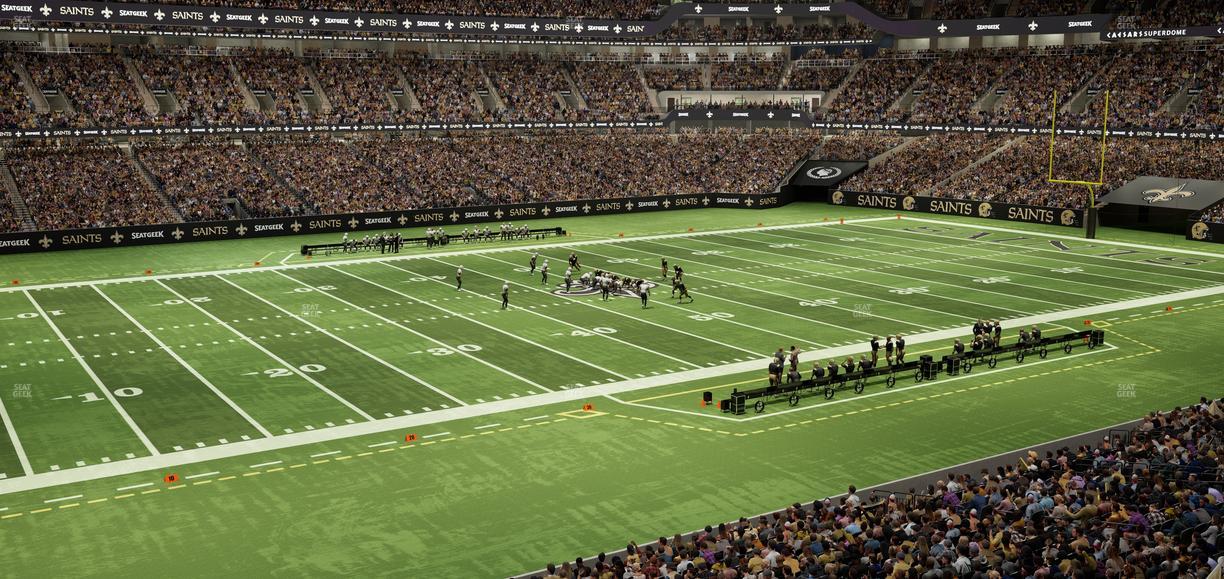 Caesars Superdome - Section 340 Seat View