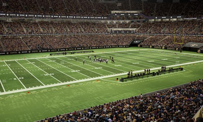Caesars Superdome - Section 340 Seat View