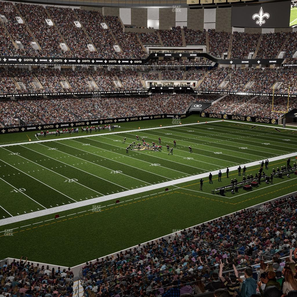 Caesars Superdome - Section 341 Seat View