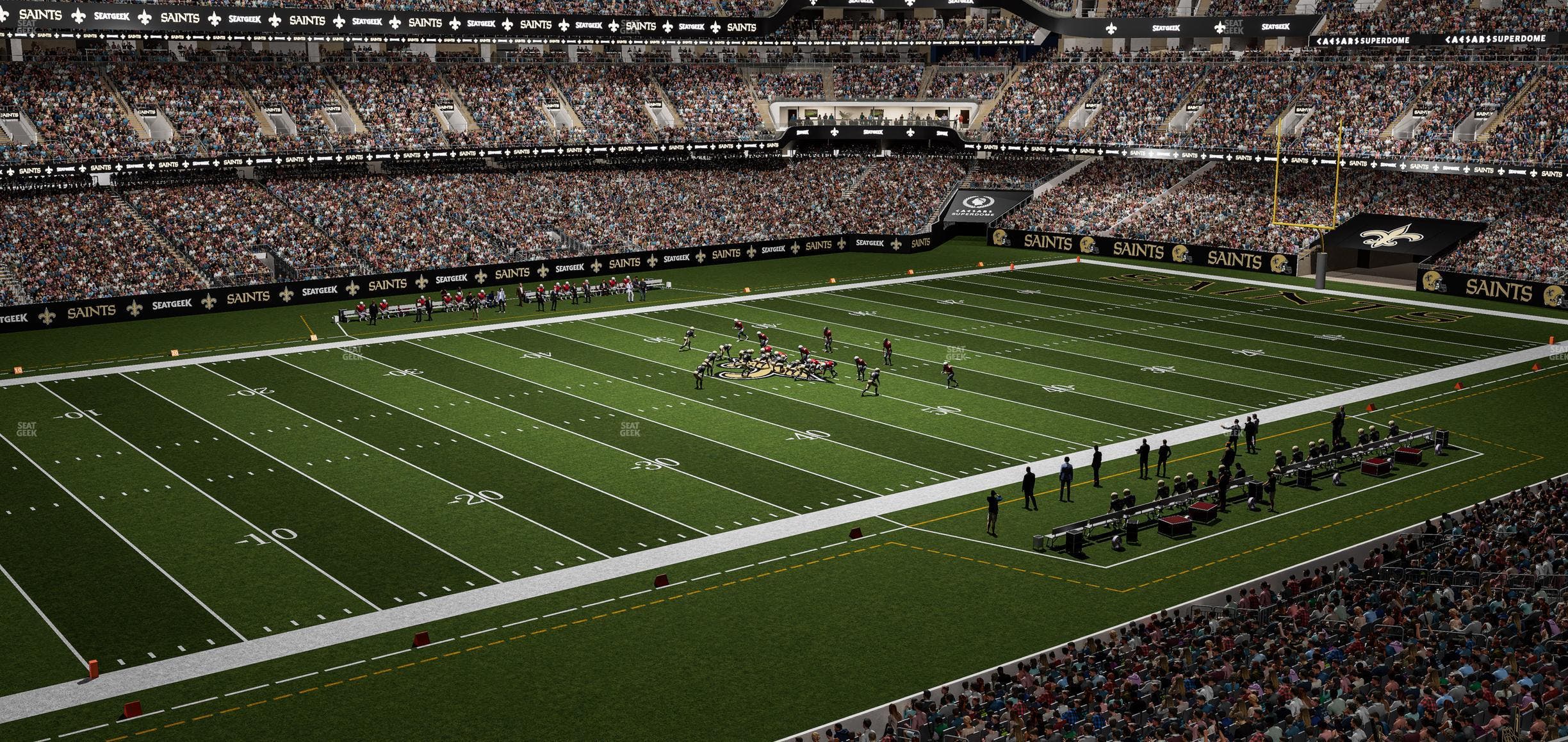 Caesars Superdome - Section 341 Seat View