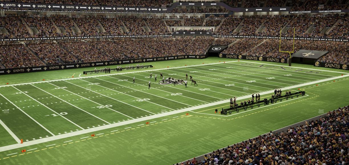 Caesars Superdome - Section 341 Seat View