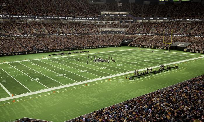 Caesars Superdome - Section 341 Seat View