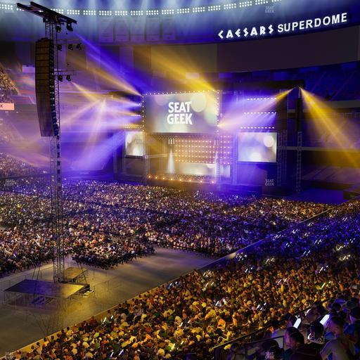 Caesars Superdome - Section 341 Seat View
