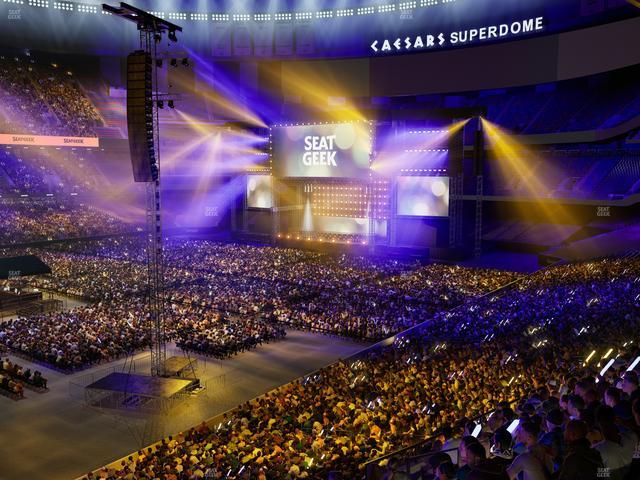 Caesars Superdome - Section 341 Seat View