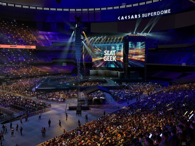 Caesars Superdome - Section 341 Seat View