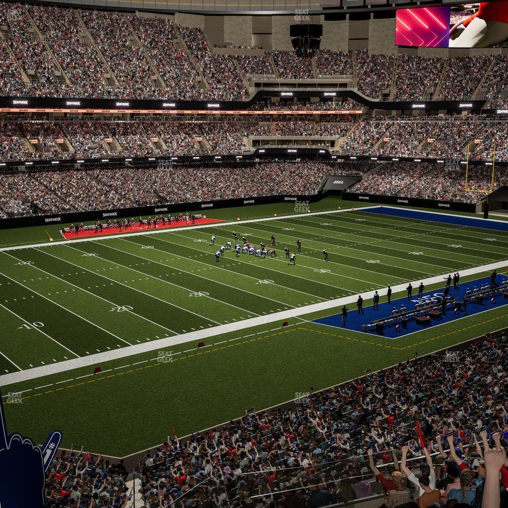 Caesars Superdome - Section 341 Seat View