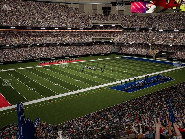 Caesars Superdome - Section 341 Seat View Caesars Superdome - Section 341 Seat View