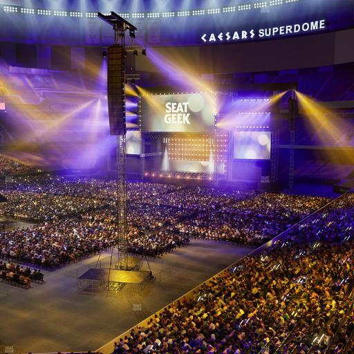 Caesars Superdome - Section 342 Seat View