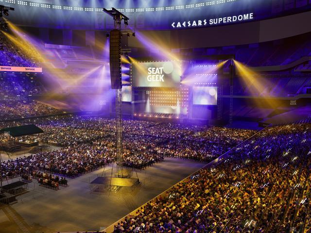 Caesars Superdome - Section 342 Seat View