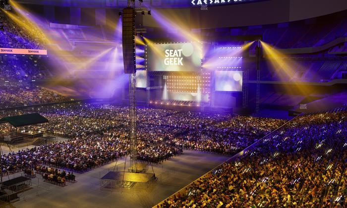 Caesars Superdome - Section 342 Seat View