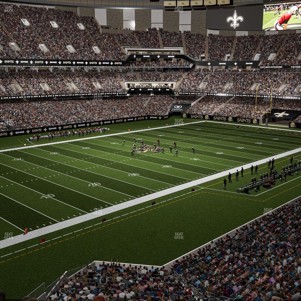 Caesars Superdome - Section 342 Seat View