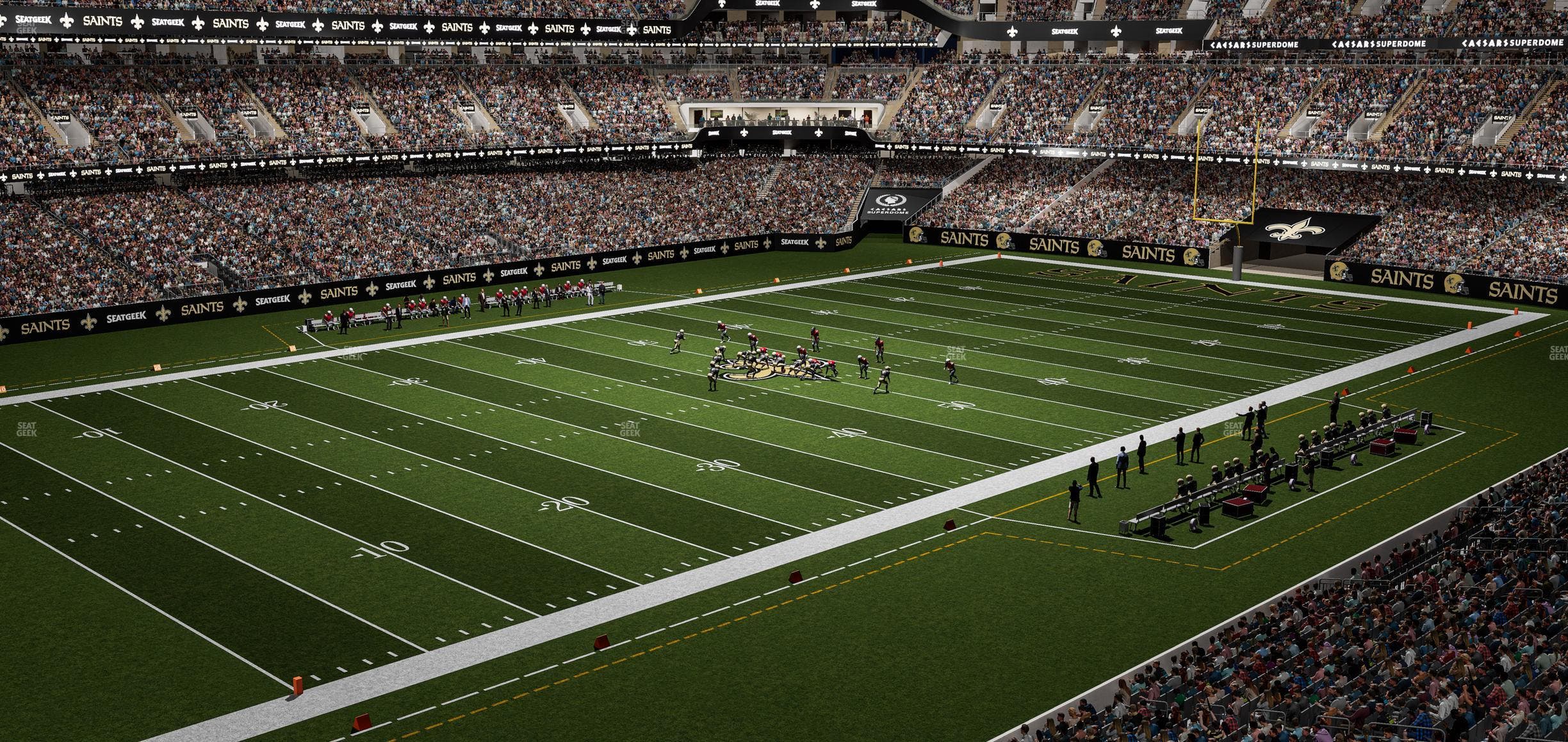 Caesars Superdome - Section 342 Seat View