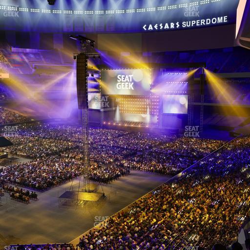 Caesars Superdome - Section 342 Seat View