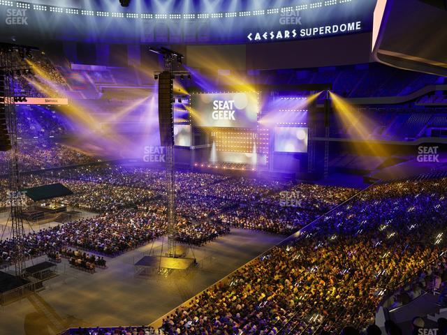 Caesars Superdome - Section 342 Seat View Caesars Superdome - Section 342 Seat View