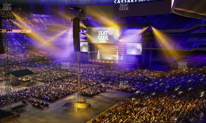 Caesars Superdome - Section 342 Seat View