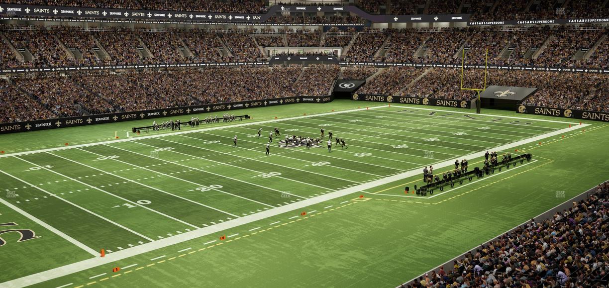 Caesars Superdome - Section 342 Seat View