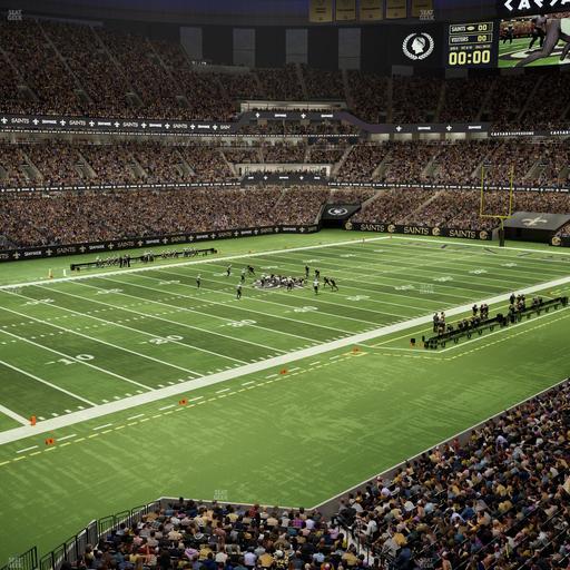 Caesars Superdome - Section 342 Seat View