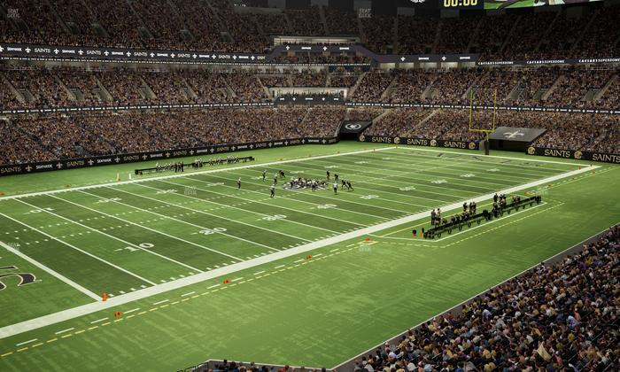 Caesars Superdome - Section 342 Seat View
