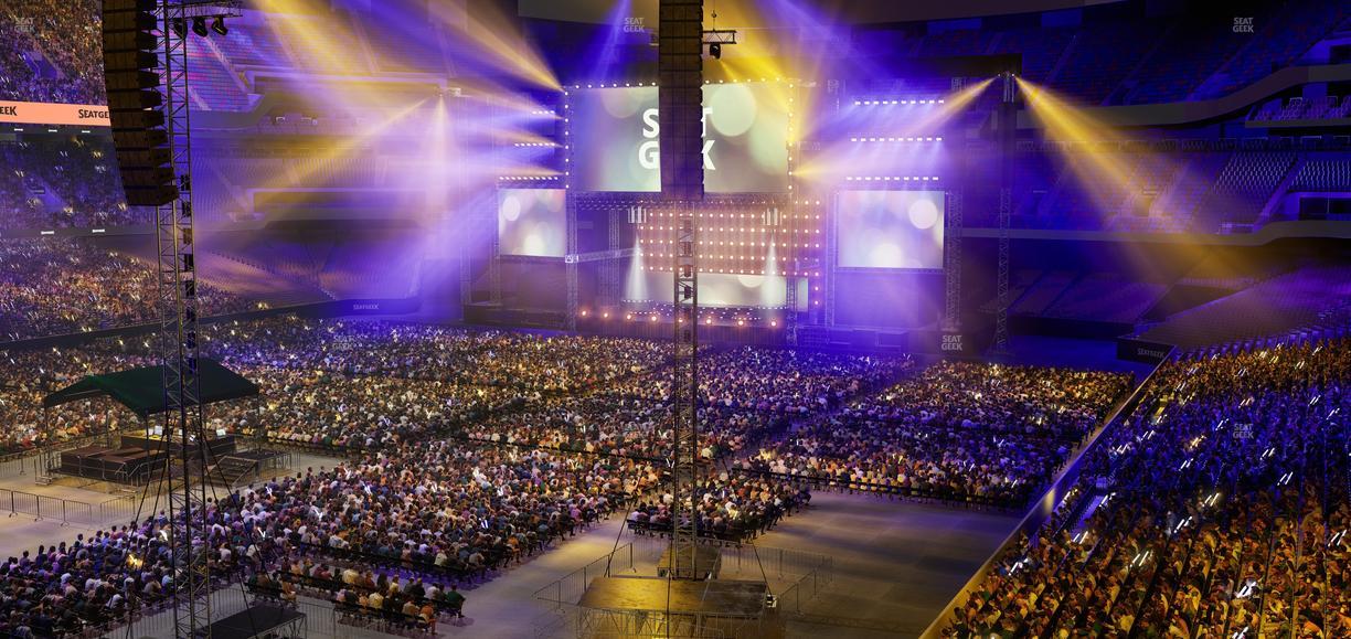 Caesars Superdome - Section 343 Seat View