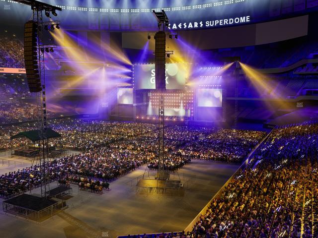 Caesars Superdome - Section 343 Seat View