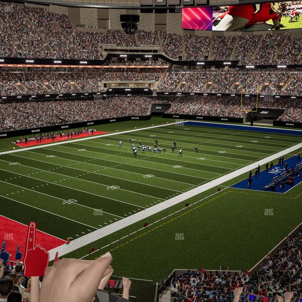 Caesars Superdome - Section 343 Seat View