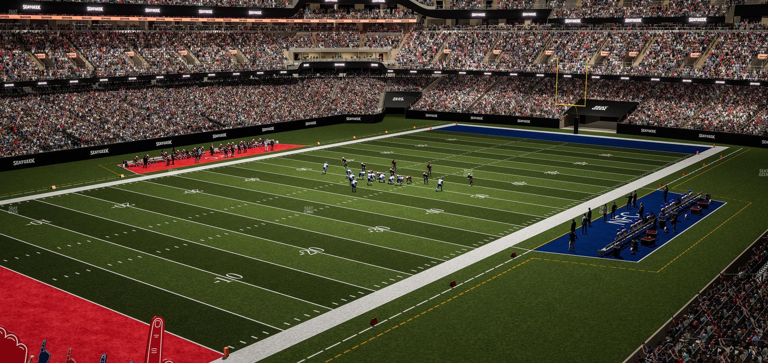 Caesars Superdome - Section 343 Seat View