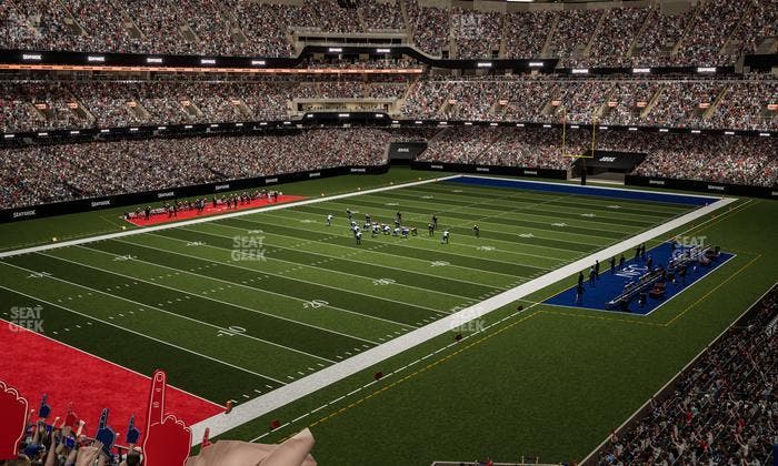 Caesars Superdome - Section 343 Seat View