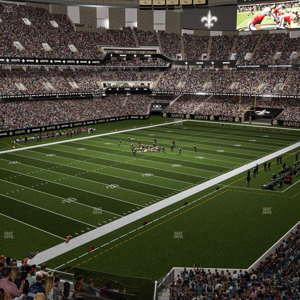 Caesars Superdome - Section 343 Seat View