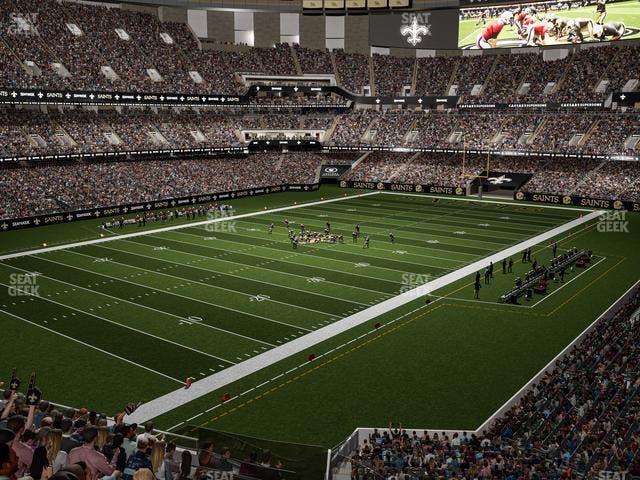 Caesars Superdome - Section 343 Seat View