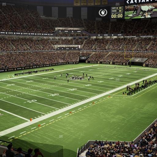 Caesars Superdome - Section 343 Seat View