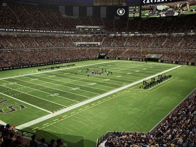 Caesars Superdome - Section 343 Seat View
