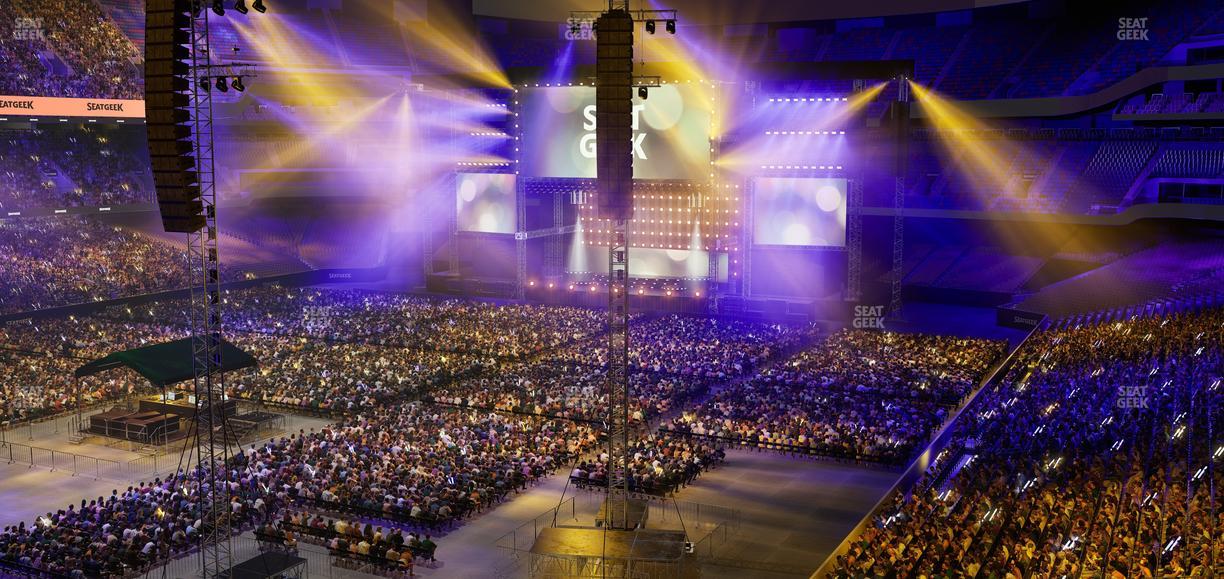 Caesars Superdome - Section 343 Seat View