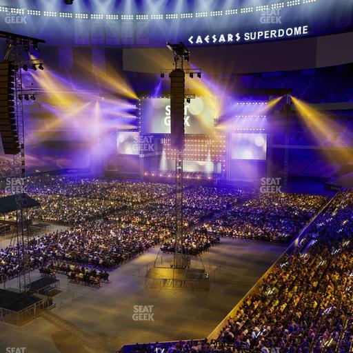 Caesars Superdome - Section 343 Seat View